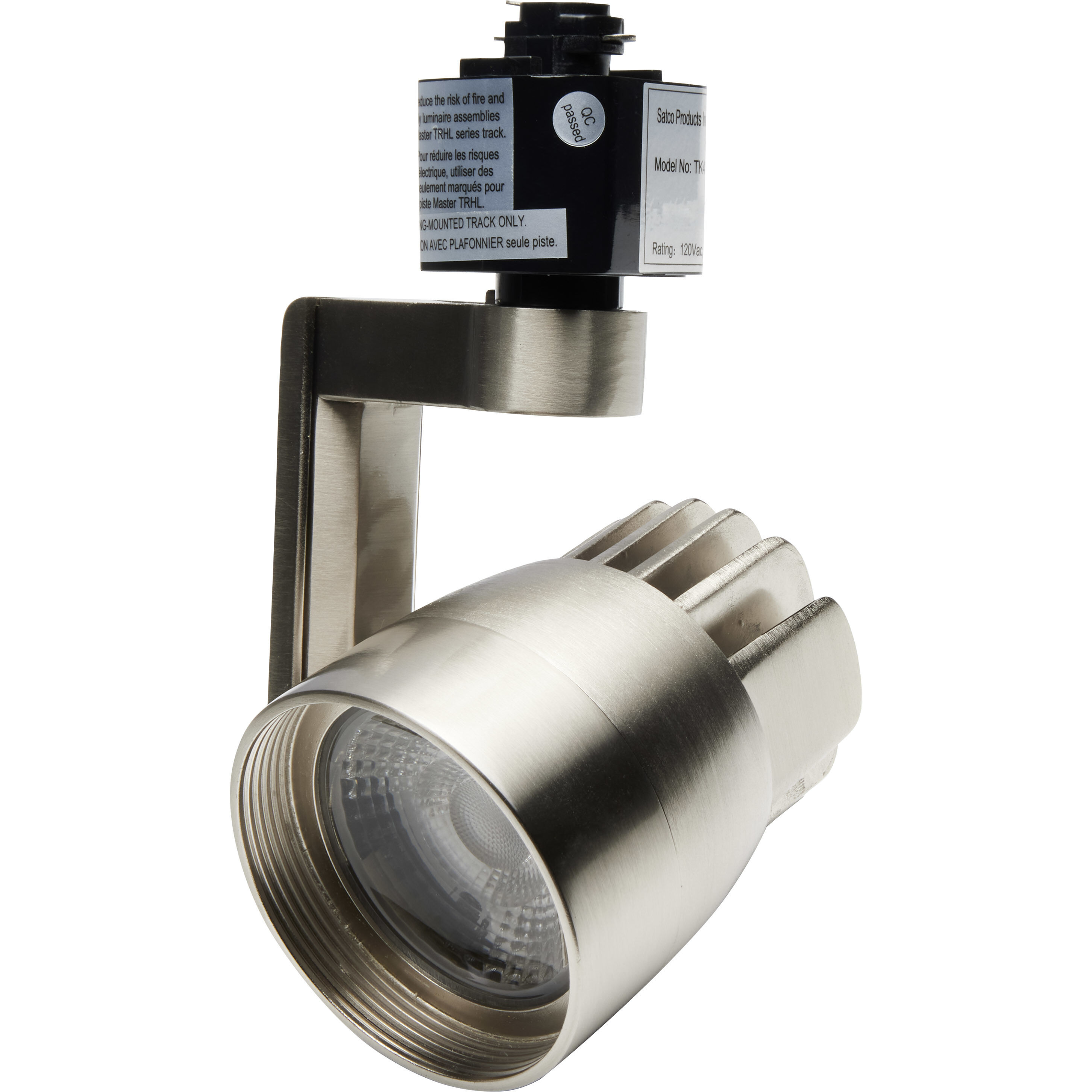 Brentwood 3 Light 120V Brushed Nickel Track Kit Ceiling Light