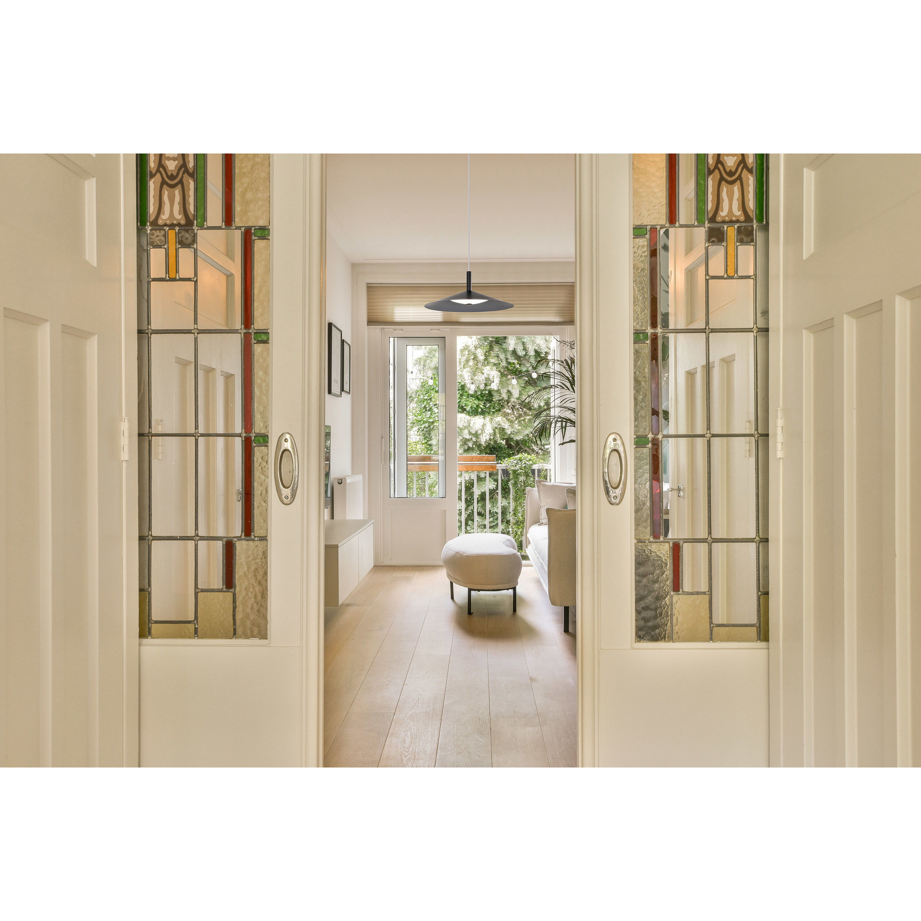 Corrine LED 18 inch Matte Black Pendant Ceiling Light