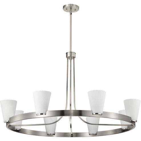 Royale 40 inch Brushed Nickel Chandelier Ceiling Light