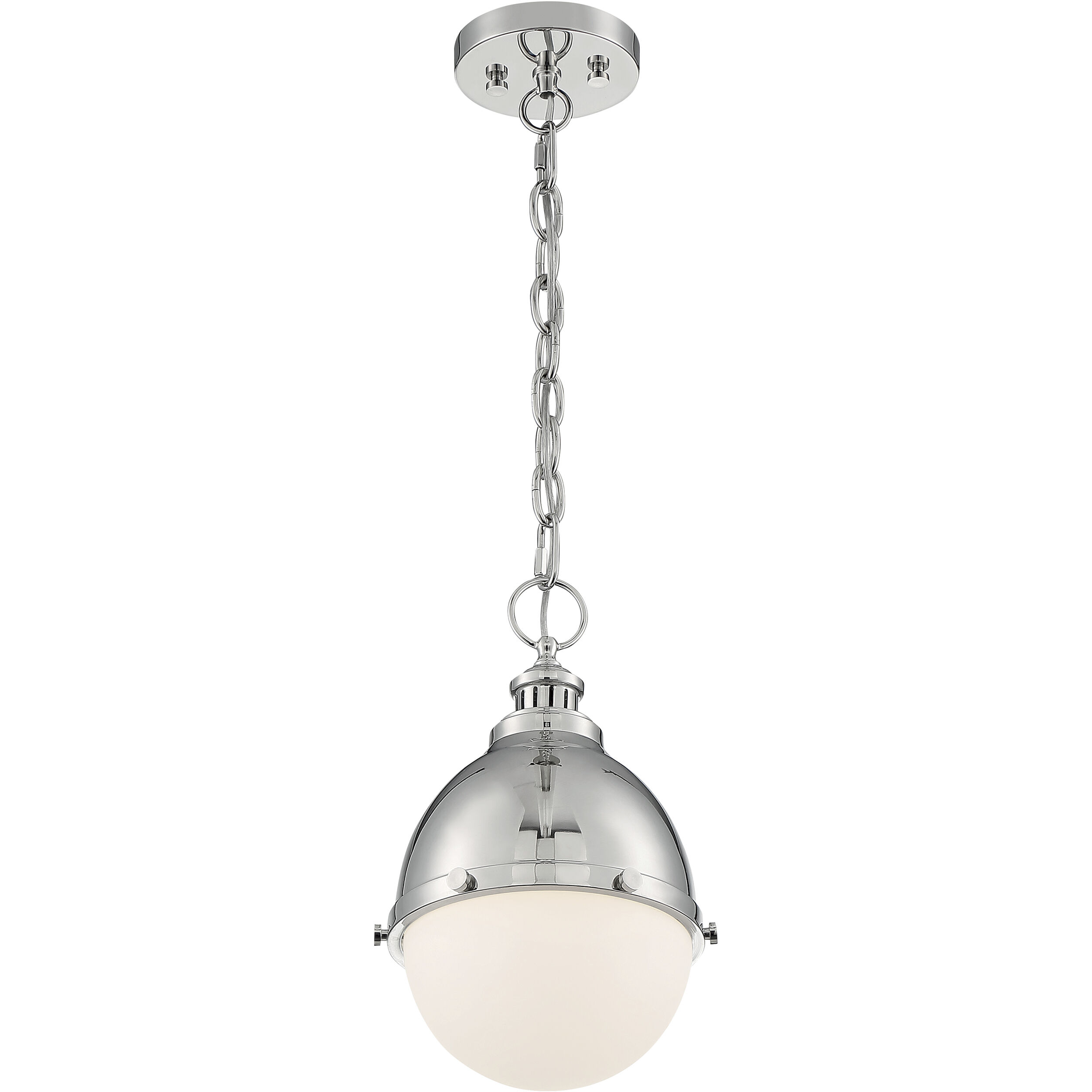 Ronan 1 Light 8.88 inch Polished Nickel Pendant Ceiling Light