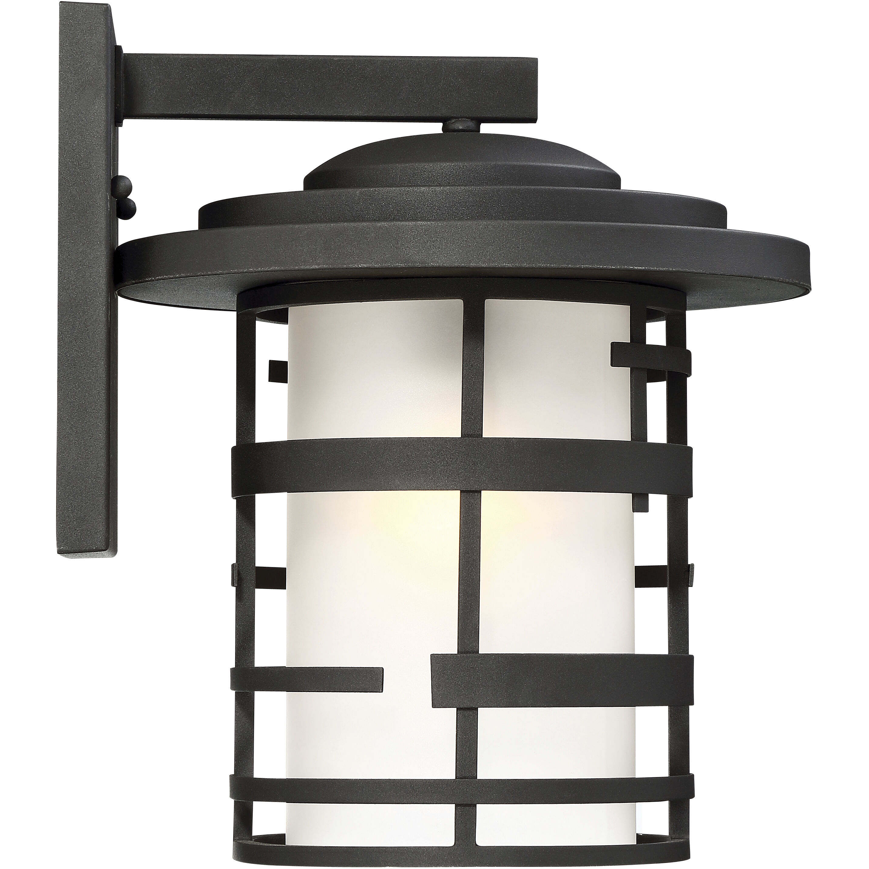 Lansing 1 Light 13 inch Textured Black Outdoor Wall Mount