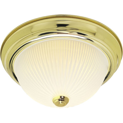 Brentwood 2 Light 13 inch Polished Brass Flush Mount Ceiling Light