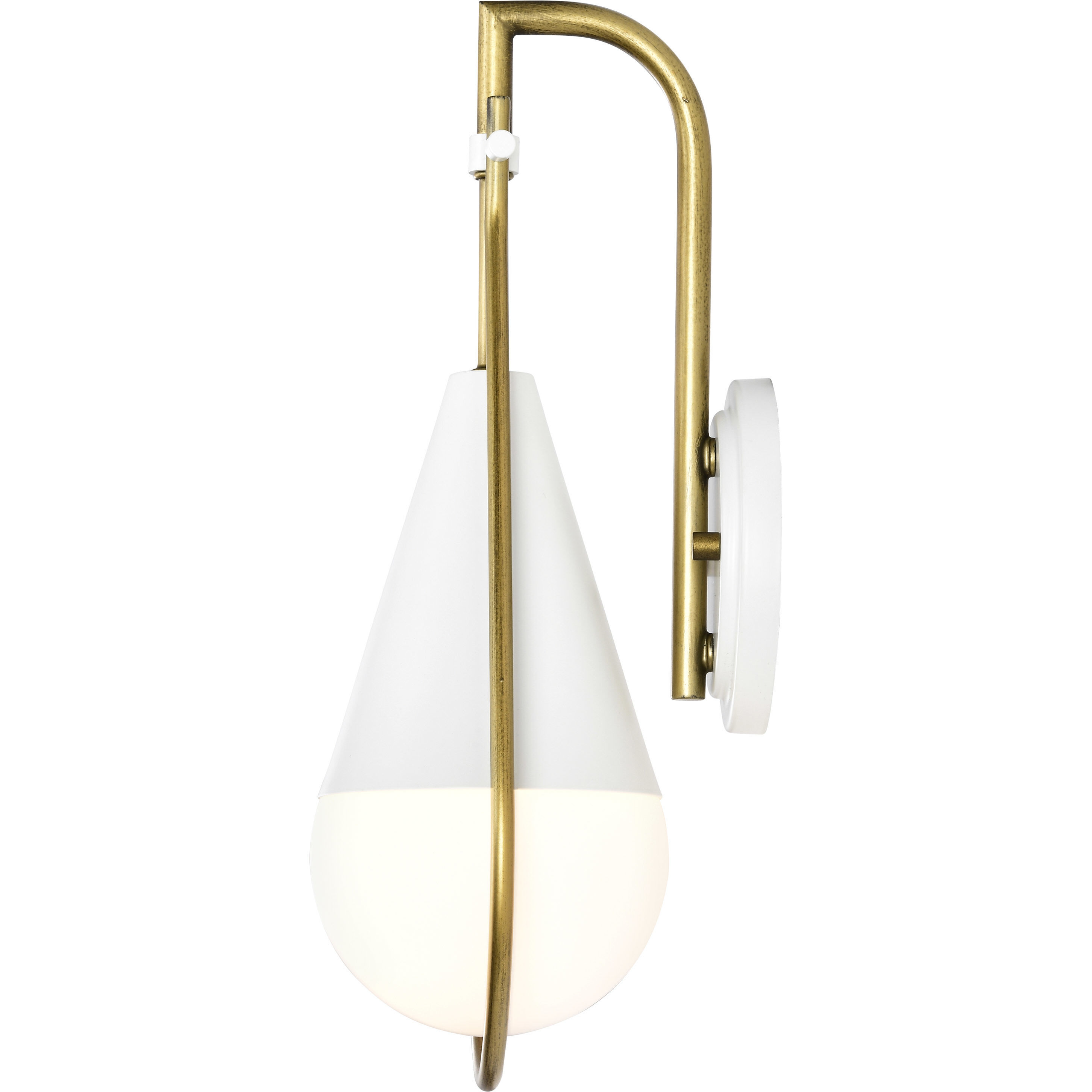 Admiral 1 Light 6.5 inch Matte White Wall Sconce Wall Light