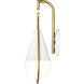 Admiral 1 Light 6.5 inch Matte White Wall Sconce Wall Light