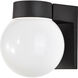 Brentwood 1 Light 7 inch Black Outdoor Wall Mount