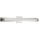 Larissa LED 32 inch Brushed Nickel Vanity Wall Light