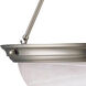 Brentwood 3 Light 20 inch Brushed Nickel Pendant Ceiling Light