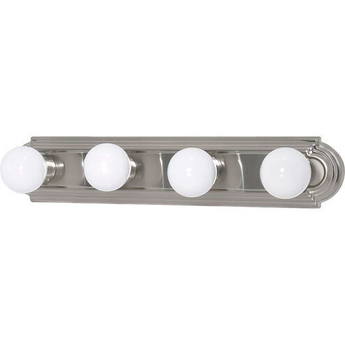Brentwood 4 Light 24 inch Brushed Nickel Vanity Light Wall Light