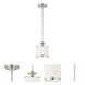 Candice 1 Light 7 inch Brushed Nickel Mini Pendant Ceiling Light