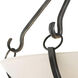 Sherwood 4 Light 25.88 inch Iron Black and Brushed Nickel Accents Pendant Ceiling Light