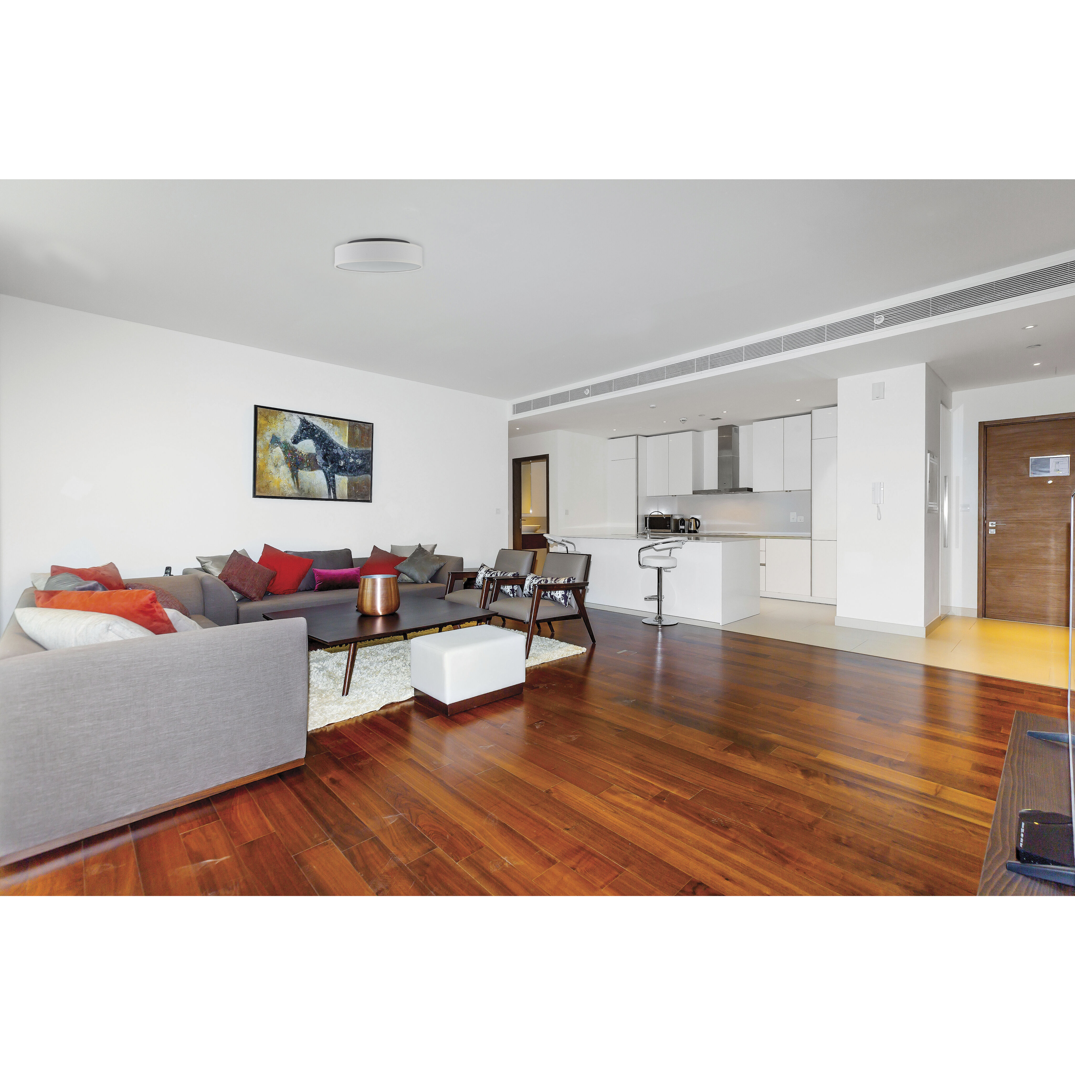 Heather LED 13 inch Aged Bronze Flush Mount Ceiling Light