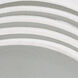 Brentwood 1 Light 7.5 inch Semi Gloss White Outdoor Bulk Head, Round Hood