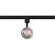 Brentwood 1 Light 120 Matte Black and Brushed Nickel Track Lighting Ceiling Light