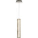 Nova LED 1.38 inch Polished Nickel Pendant Ceiling Light