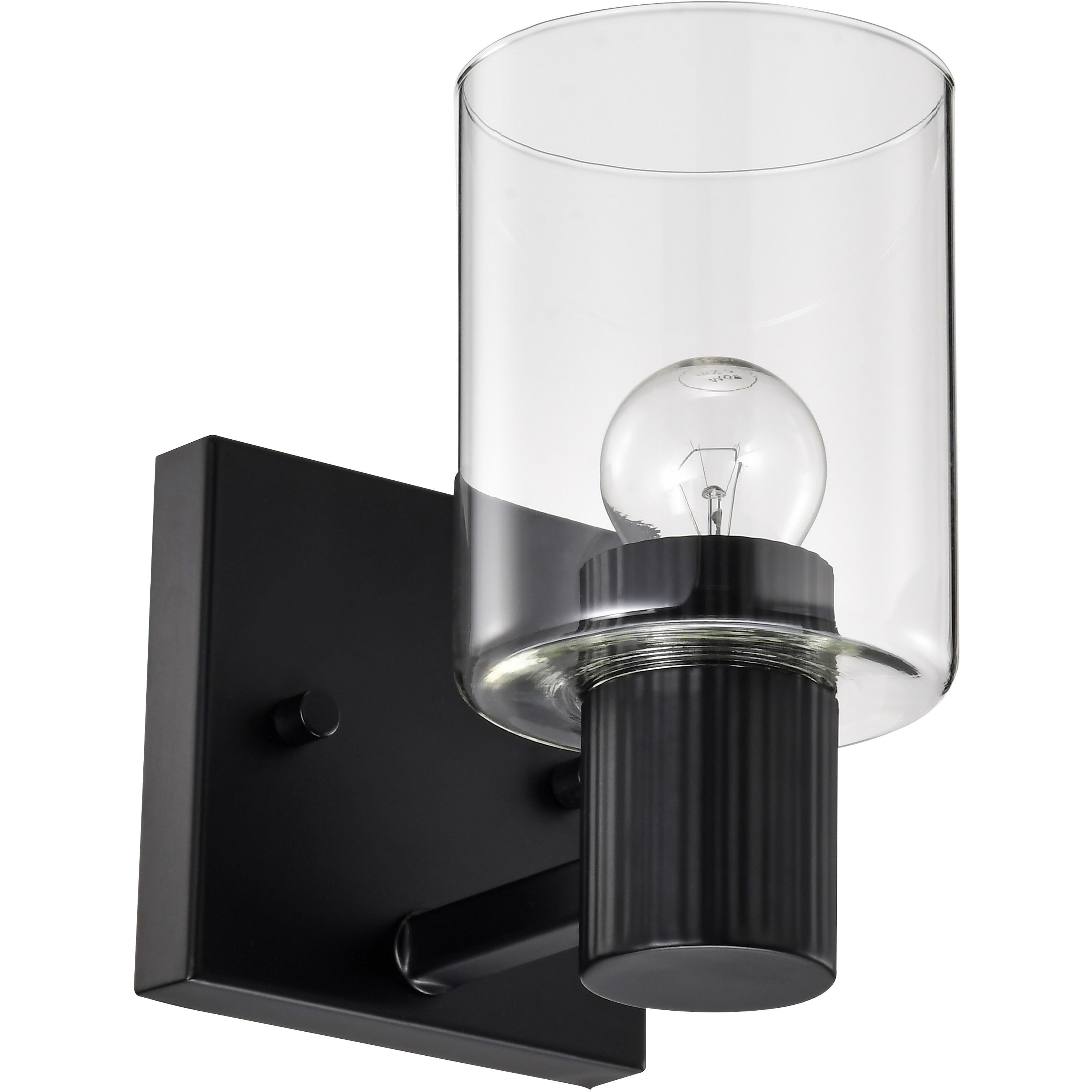 Clarksville 1 Light 4.5 inch Matte Black Vanity Light Wall Light