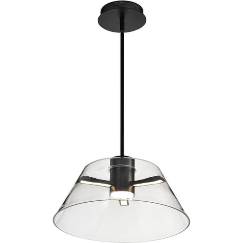 Edmond LED 17 inch Matte Black Pendant Ceiling Light