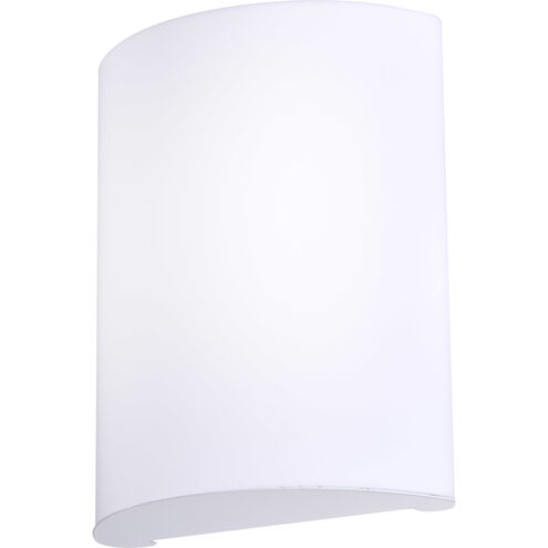 Crispo LED 9 inch White ADA Wall Sconce Wall Light