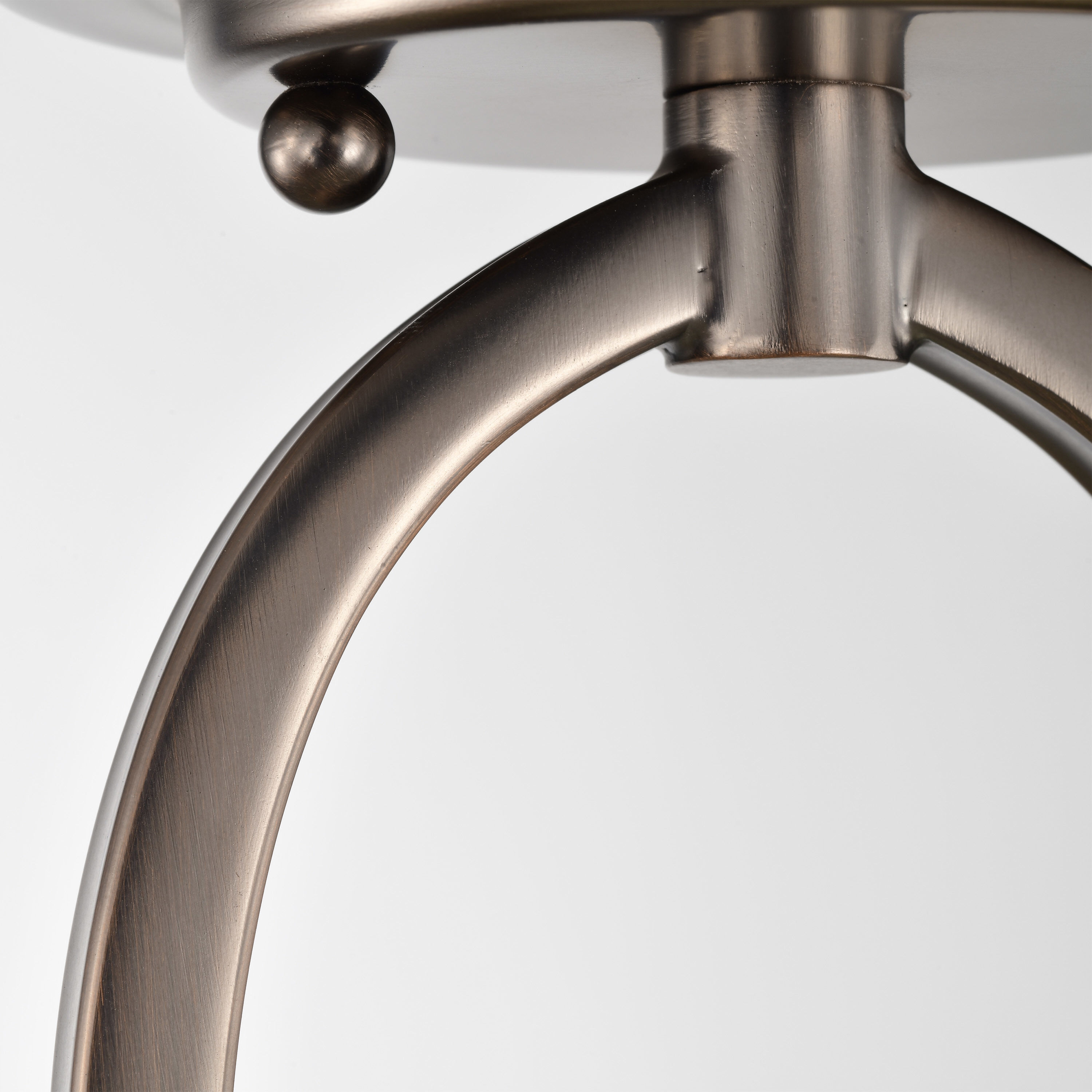 Harlow 3 Light 15 inch Hazel Bronze Semi Flush Mount Ceiling Light