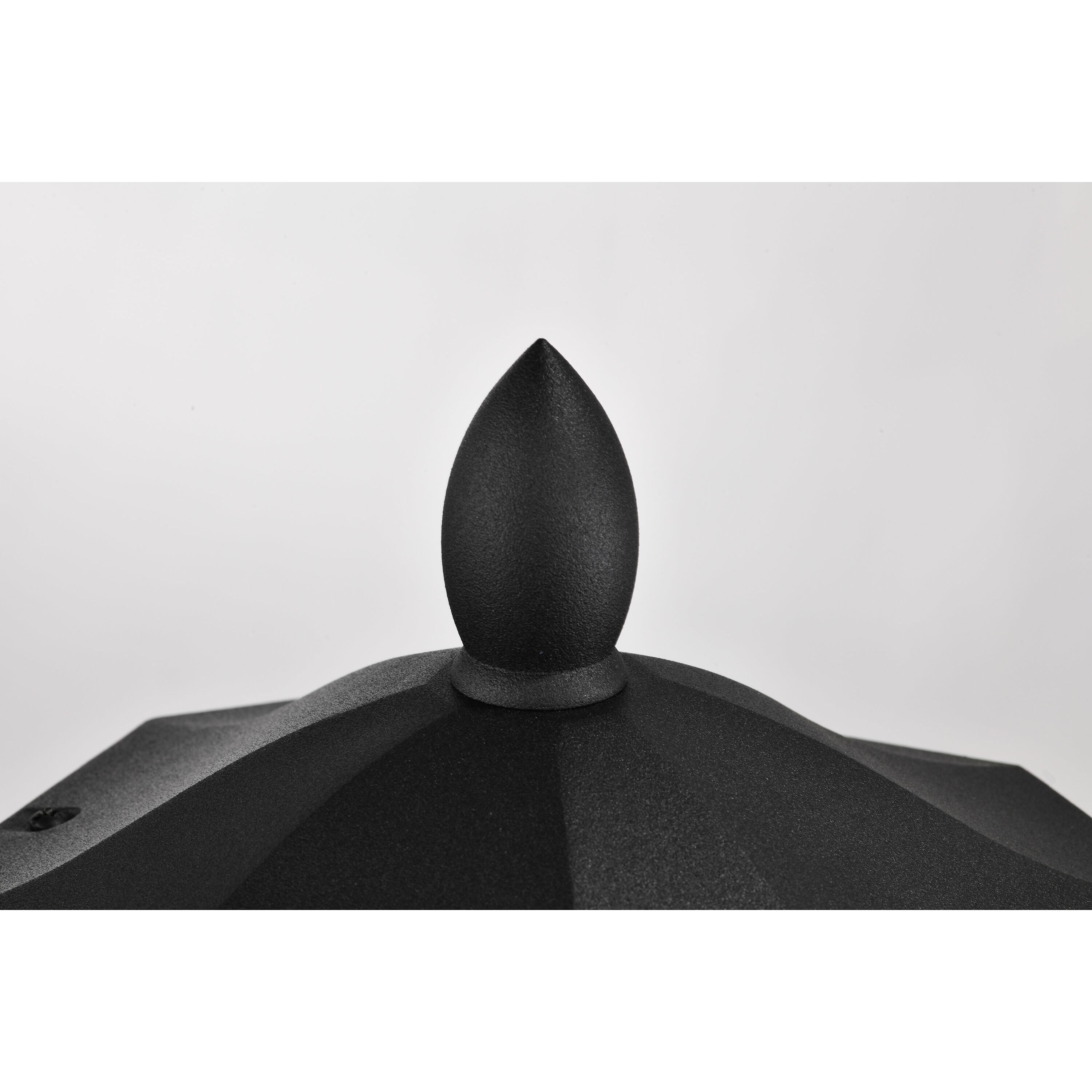 Raiden 18 inch Matte Black Post Lantern