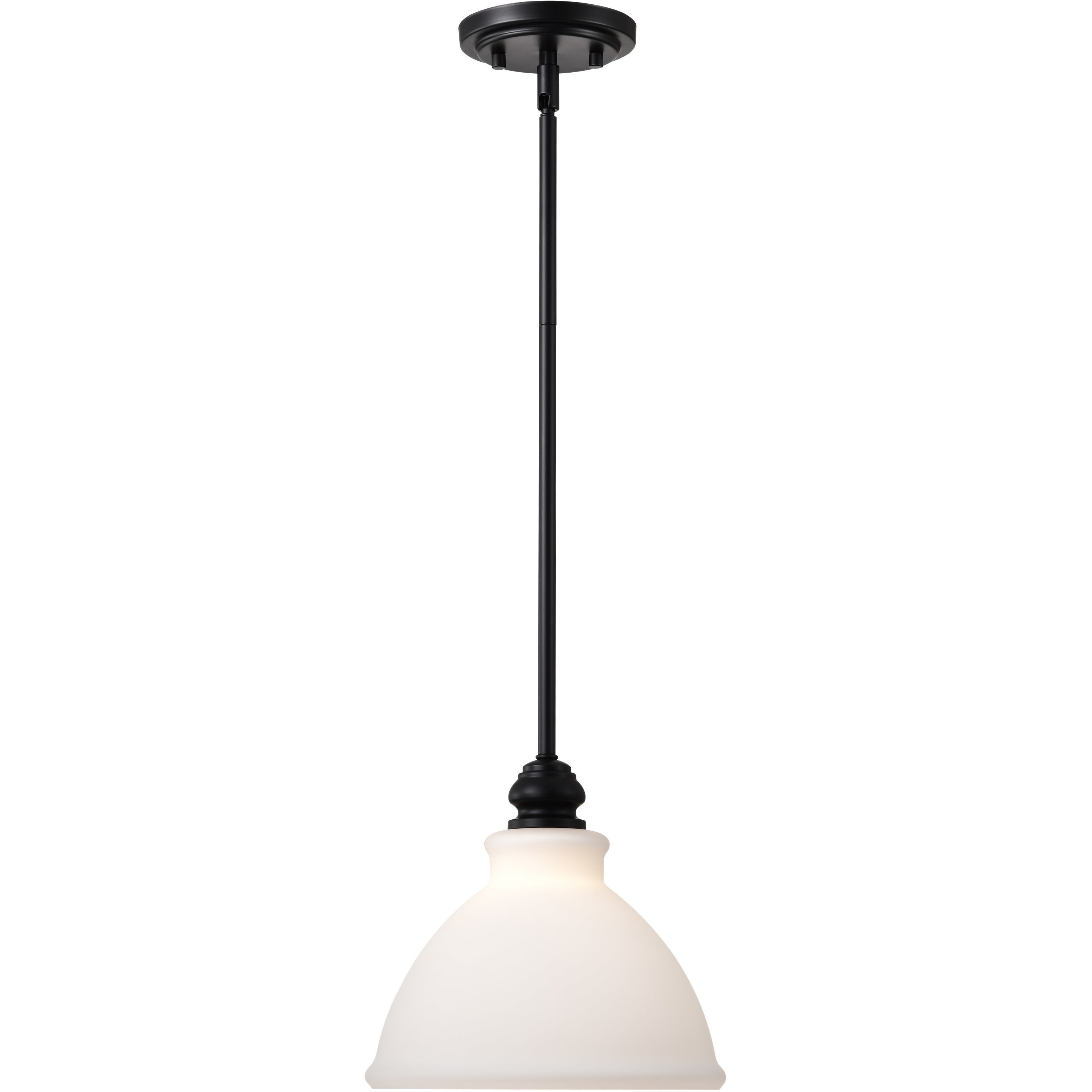 Russel 10 inch Matte Black Pendant Ceiling Light