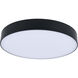 ColorQuick LED 7.05 inch Black Flush Mount Ceiling Light