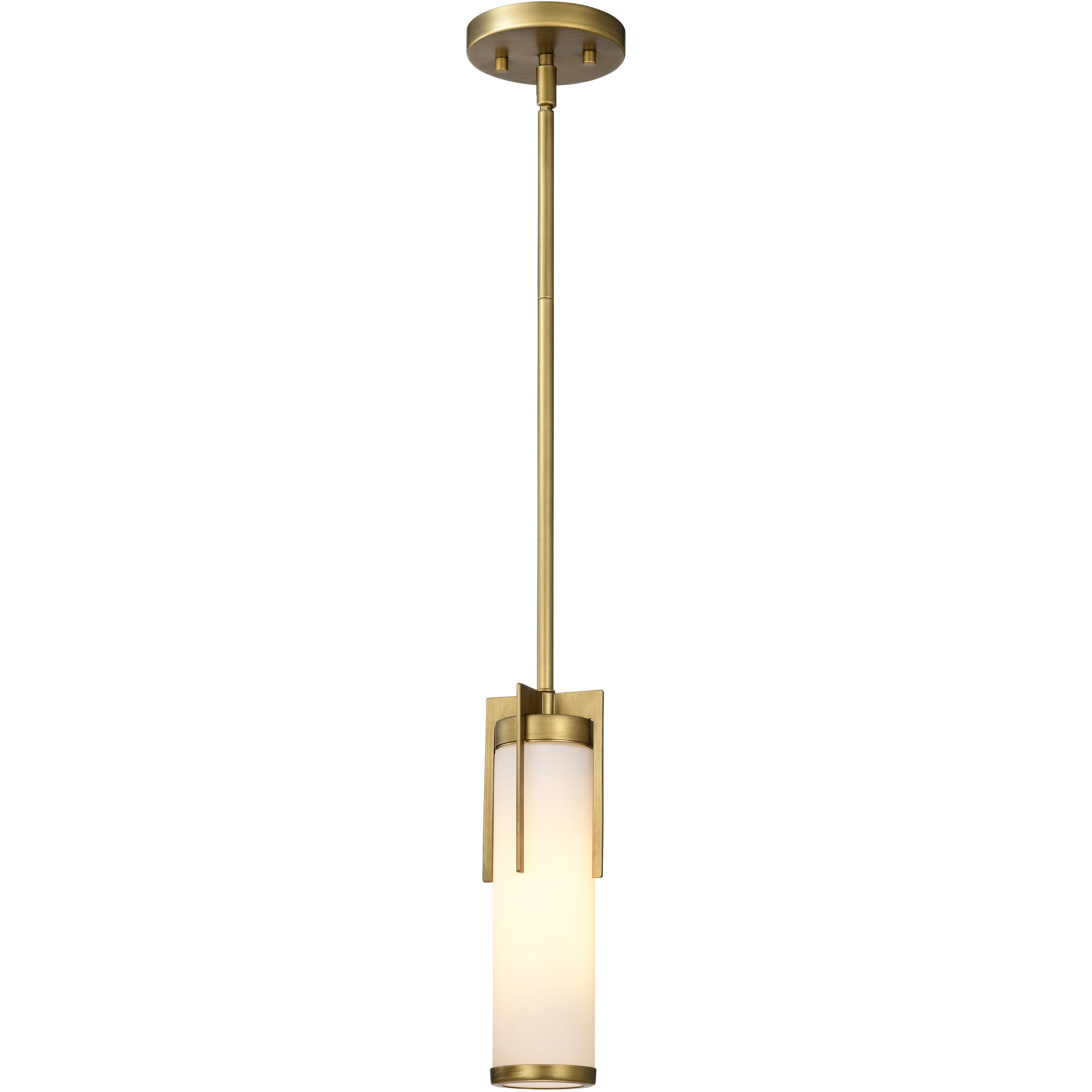 Roselle 3.75 inch Natural Brass Pendant Ceiling Light