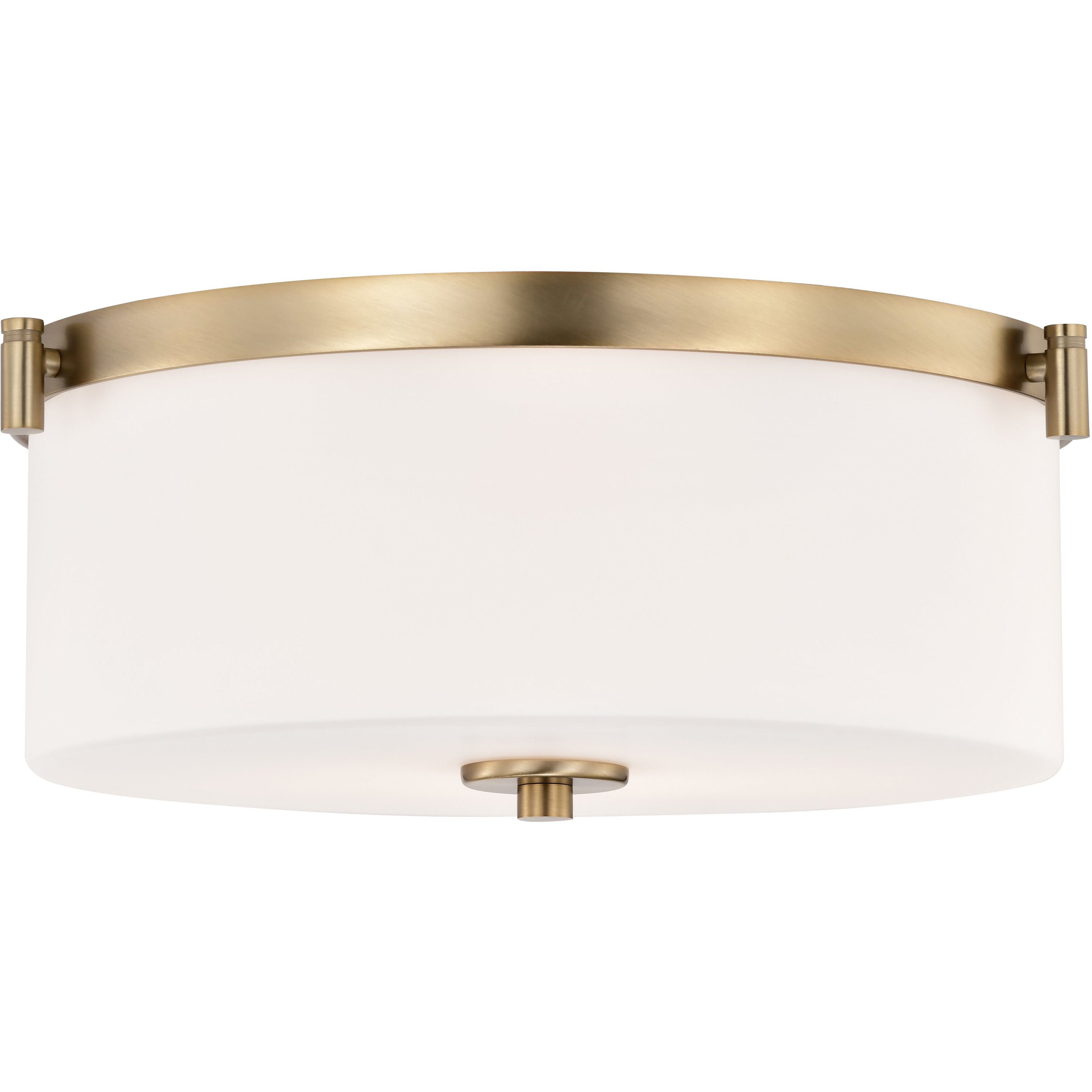 Liam 16.63 inch Burnished Brass Flush Mount Ceiling Light