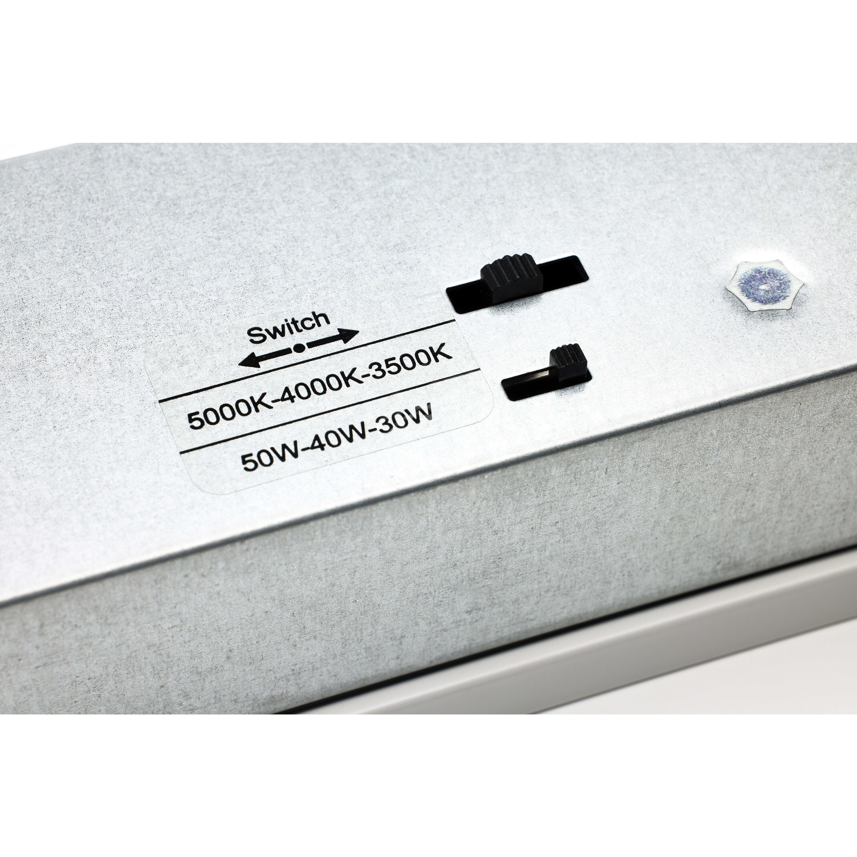 LED Backlit LED 23.75 inch White Flat Panel Ceiling Light