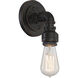 Iron 1 Light 5 inch Industrial Bronze Vanity Light Wall Light