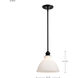 Russel 10 inch Matte Black Pendant Ceiling Light