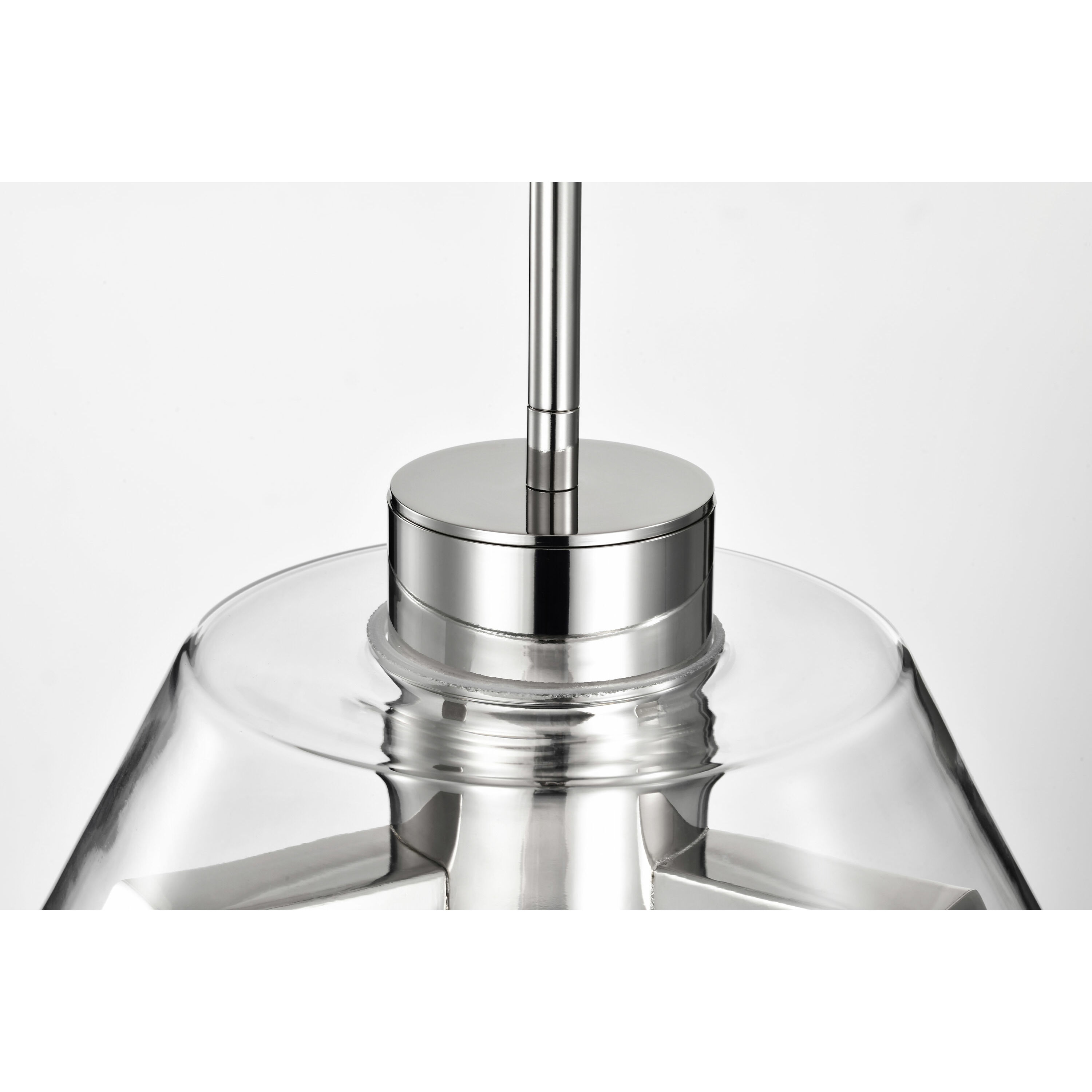 Edmond LED 13.63 inch Polished Nickel Pendant Ceiling Light