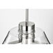 Edmond LED 13.63 inch Polished Nickel Pendant Ceiling Light