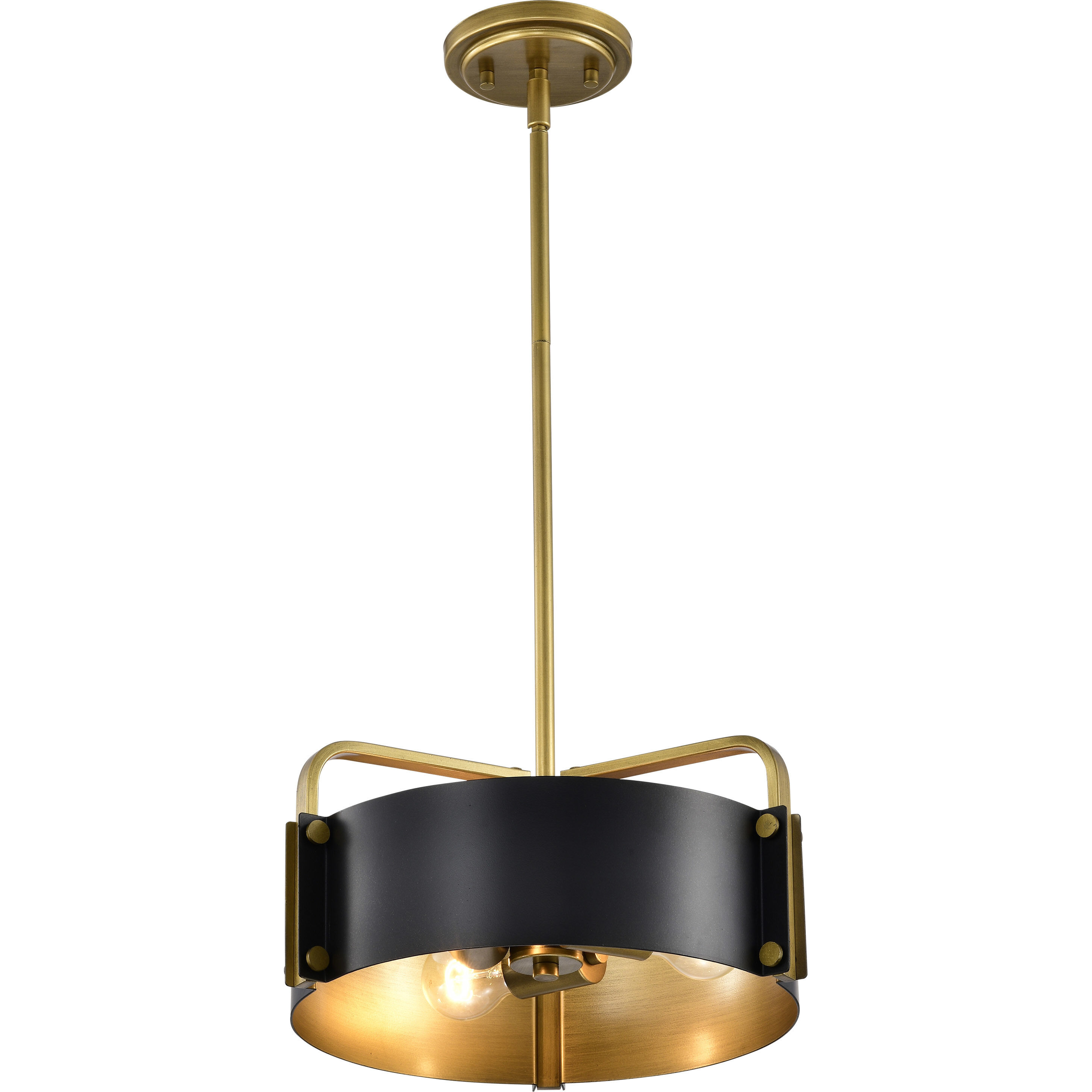 Altos 3 Light 14 inch Matte Black Pendant Ceiling Light