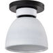 Collins 7.5 inch Matte Black Flush Mount Ceiling Light