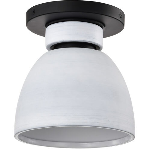 Collins 7.5 inch Matte Black Flush Mount Ceiling Light