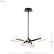 Sedona LED 27.13 inch Matte Black Chandelier Ceiling Light