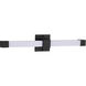 Brightwyn LED 24 inch Matte Black Vanity Wall Light