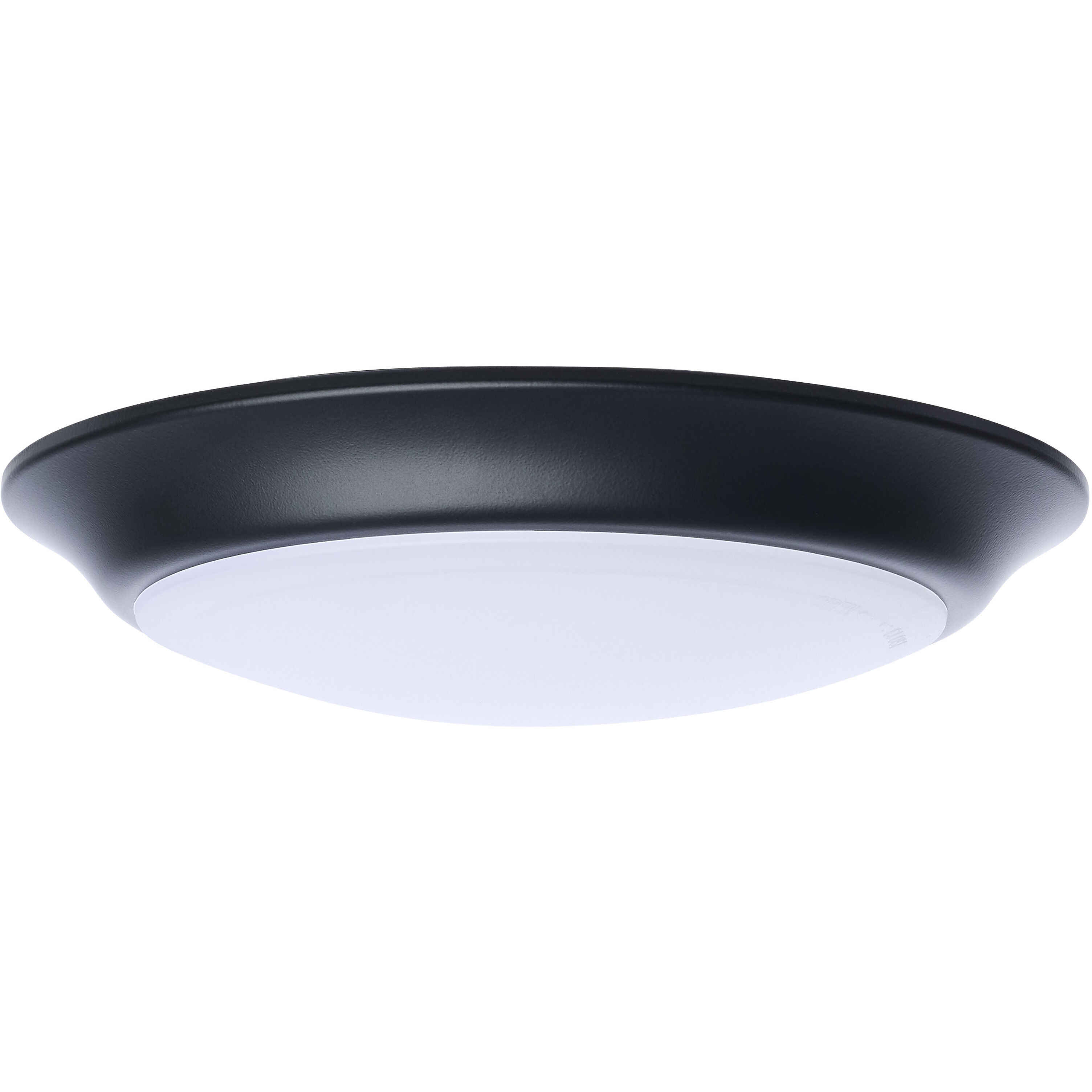 ColorQuick LED 7.4 inch Black Close-to-Ceiling LED Disk Ceiling Light