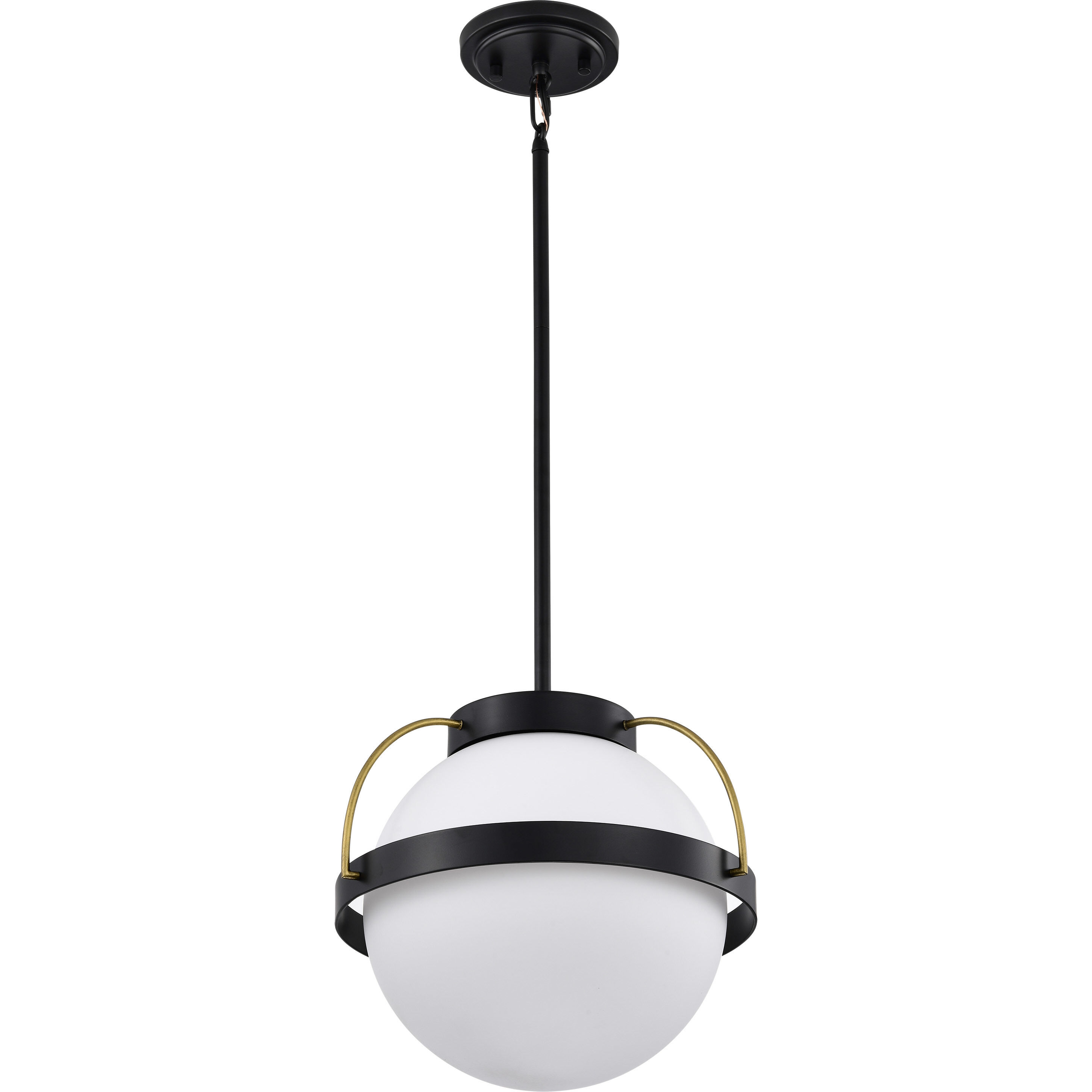Lakeshore 1 Light 18 inch Matte Black Pendant Ceiling Light