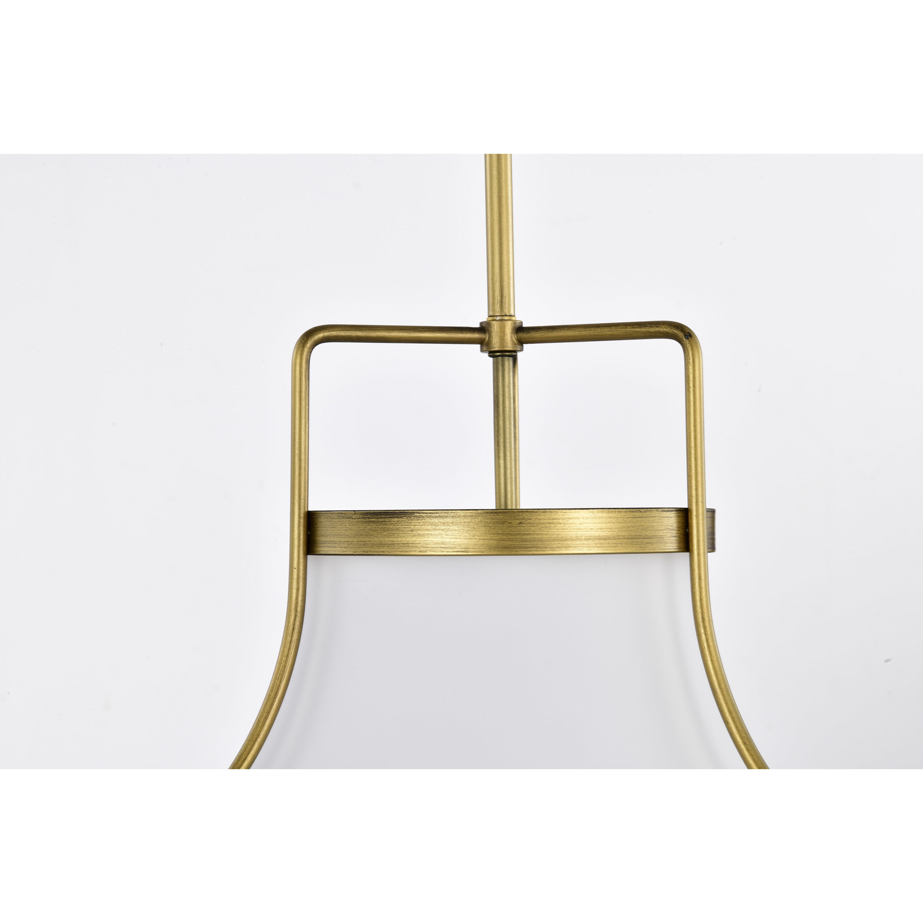 Valdora 1 Light 14 inch Natural Brass Pendant Ceiling Light