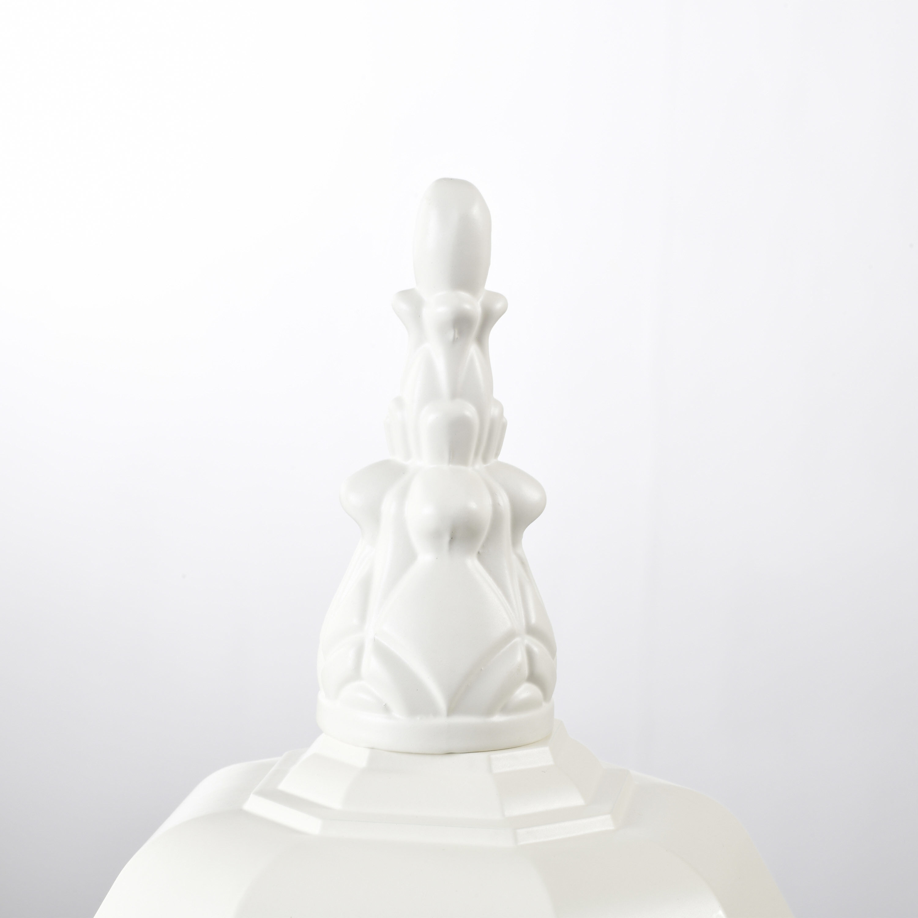 Central Park 3 Light 21 inch White Outdoor Post Lantern