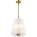 Lune 12 inch Vintage Brass Pendant Ceiling Light