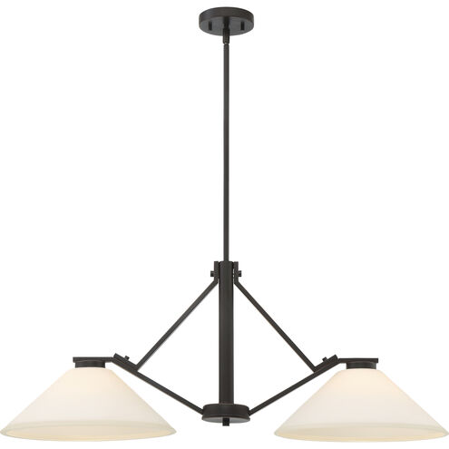 Nome 2 Light 36.5 inch Mahogany Bronze Island Pendant Ceiling Light