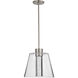 Aura LED 12 inch Brushed Nickel Pendant Ceiling Light