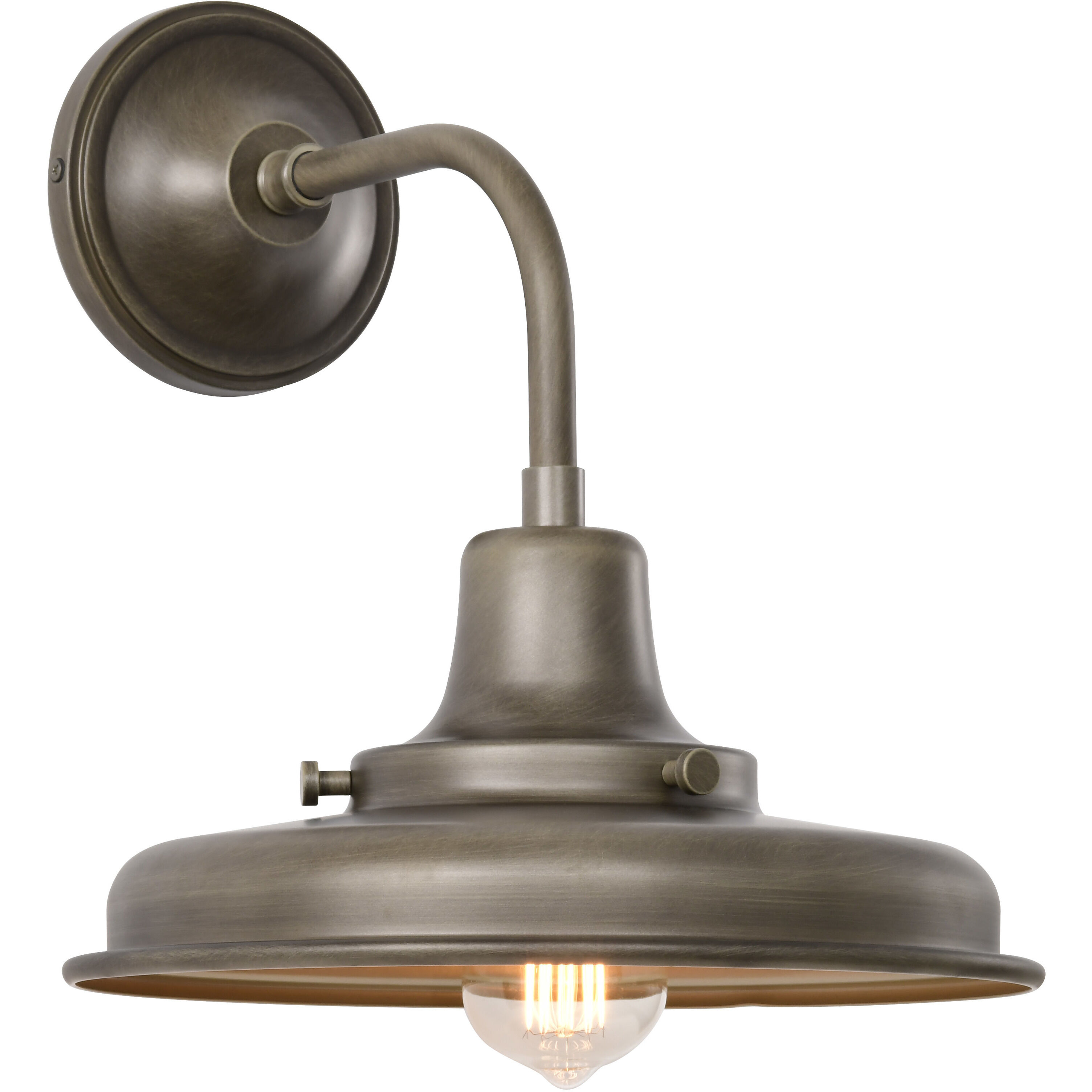 Morris 13.38 inch Burnished Bronze Outdoor Wall Light