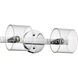 Marlowe 2 Light 15.5 inch Polished Nickel Vanity Light Wall Light