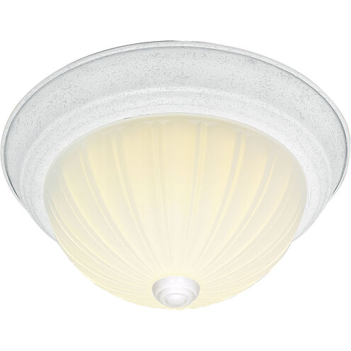 Brentwood 2 Light 11 inch Textured White Flush Mount Ceiling Light