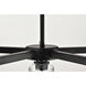 Grayson 30 inch Matte Black Chandelier Ceiling Light
