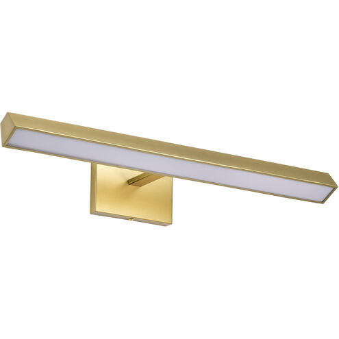 Mila LED 24 inch Vintage Brass Vanity Wall Light