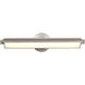 Auden LED 23.5 inch Brushed Nickel Vanity Wall Light
